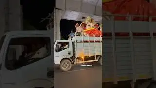 Ganapati Bappa Transport 2025 | Big Ganesh Transporting For Ganesh Festival 2025 #youtubeshorts