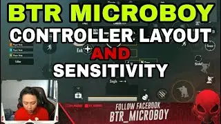 BTR Microboy Controller Layout And New Sensitivity Settings | Microboy Claw Setup | Pubg Mobile