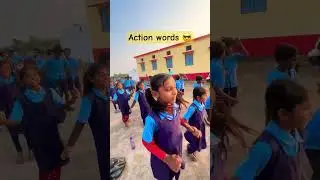 Action words for primary classroom 😎 #fun #activity #actiongame #master