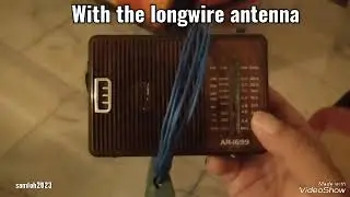 Improving AM radio reception with a longwire antenna