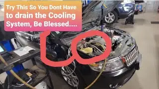 Pro Tip - 2008 Lincoln MKZ 3.5L thermostat Replacement - Makes For An Easy Job - Overheating