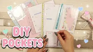 DIY Pockets for protector sheets - Pimp my Planner ♥