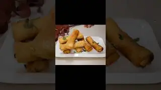 The easiest way to make Cheese rolls with homemade spring roll sheets #kitchen one