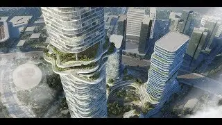 Sky Forest - Buro Ole Scheeren Unveils Skyscraper Complex in Ho Chi Minh City Featuring Public (4K)