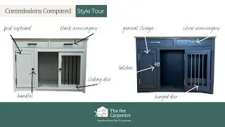 Bespoke Pet Furniture Client Designs Comparison Tour