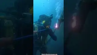 Ship underwater welding is not a easy job