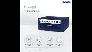 Luminous Eco Volt Neo 1050 Pure Sine Wave 900VA/12V Inverter Review