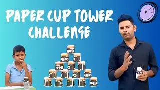 🎯 The Life is Game | Paper Cup Tower Challenge 🏗️. #004 