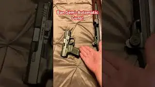 Ban semi-auto guns? #ar15 #firearms #gun #rights #gundebate #semiautomatic #protection #gunviolence