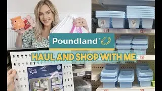 POUNDLAND STORAGE AND ORGANISATION IDEAS SHOP WITH ME AND HAUL