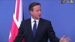British PM gives press conference in Ankara, Turkey