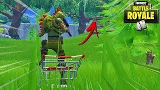 SNIPER HEADSHOT VANUIT SHOPPING CART - Fortnite Battle Royale #31