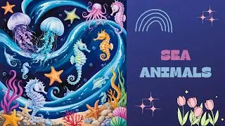 Learn Different Sea Animals in English |Magical Star| #trending #english