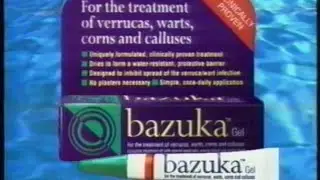 Bazuka Gel advert - Broadcast 23rd May 1998 ITV (UK)