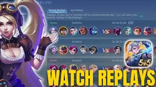 How to Watch Your Replays on Mobile Legends | Full Guide 2025