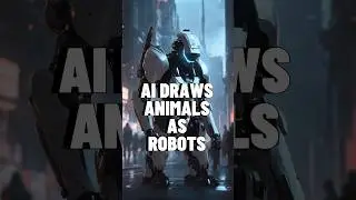 AI Draws Animals as Robots ! #ai #aiart #aiimages #midjourney #animals