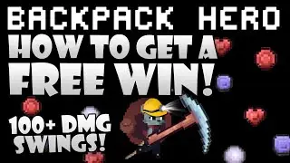Pickaxe: The FREE WIN weapon! 100+ Damage per Swing! | Backpack Hero