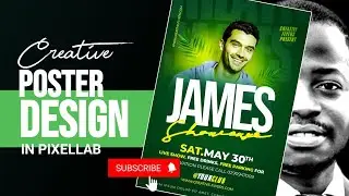 Creative Poster Design in Pixellab