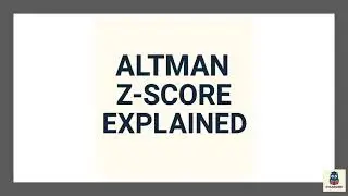 Predict Company Bankruptcy Using Altman Z-Score: How to Calculate Altman Z-Score from Balance Sheet