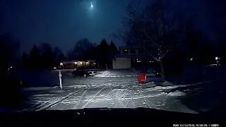 Michigan meteor air burst - bolide!