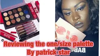 Reviewing one/size visionary collection eyeshadow palette by Patrick starrr &hearts;️👑| Vanessa cosmetics