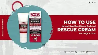 How to Use Natural Dead Sea Mineral Enriched Pet Rescue Cream  -  Soos Pets by Soos Brands