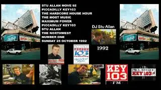 STU ALLAN MOVE 92 PICCADILLY KEY103 THE HARDCORE HOUSE HOUR SUNDAY 25 OCTOBER 1992