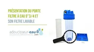 Pr&eacute;sentation du Porte Filtre 9