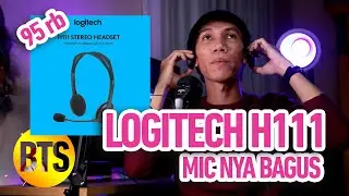 HEADSET MURAH SERBAGUNA Bisa buat Zoom- Logitech H111