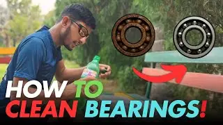 How to Clean Skate Bearings at Home (Easy DIY Method!) #Skating #bearing