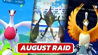 August Month RAID Details| New Legendary 💥 | New Mega Raid Pokemon Go 2025
