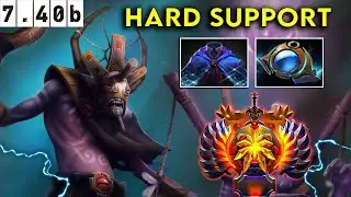 Witch Doctor Immortal Hard Support - Dota 2 Patch 7.40b Pro Pub Gameplay