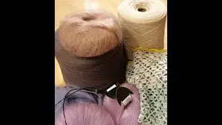 Der Wolkentraum aus Mohair/Seide und viele Probeknäuel