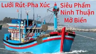 Trời Gió To Sóng Lớn Cửa Biển Lagi Hàng Chục Chiếc Pha Xúc-Lưới Rút Siêu To Mở Biển Đánh Bắt Cá Cơm 