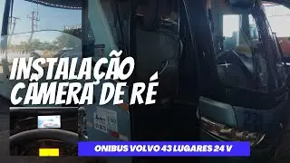 Instalação câmera de ré ônibus 24 V/como fazer a ligação