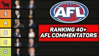 Ranking 40+ AFL Commentators | Tiermaker