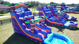 Tropical Hurricane water slide | setup Friday pick up Monday for weekend rentals