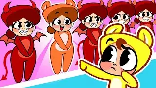 😇 Angel VS Demon Mom 😈 Where is My Mom? 😰 Real Mom VS Copycat Cartoon for Kids
