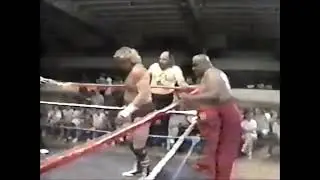 Brusier Brody, Eddie Gilbert and Tommy Rich vs Abdullah The Butcher, Buck Robley and Dick Slater