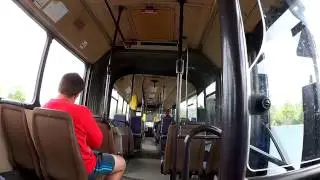 Inside Mercedes-Benz O 405 G Vilnius Lithuania