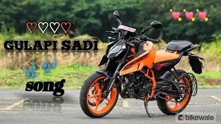 Gulabi sadi song || ktm rc 390 || gulapi sadi text song 🎶🎶|| #video #viral #and || r_ronu___  || ♡♡