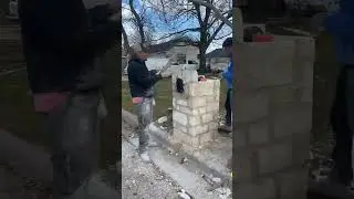Mailbox stone #mailbox #masonry