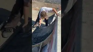 DIY Concrete Transition to Skate Jersey Barrier #Shorts