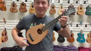 KoAloha KSM-03RP-MG Royal Pikake Mango Soprano Long Neck Ukulele Demo/Review at Aloha City Ukes
