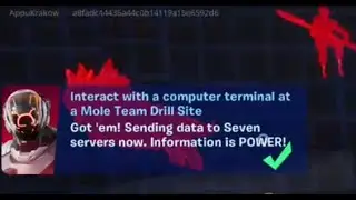 Fortnite Quest - Interact with a computer terminal at a Mole Team Drill Site - Chapter 3 Season 1
