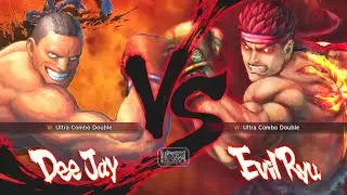 Ultra Street Fighter 4 - Dee Jay Vs Evil Ryu [Hardest]