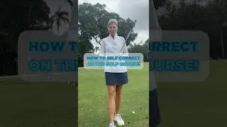 How to self correct on the golf course! #golf