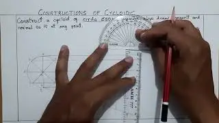 How to construct Cycloid from Circle with tangent and normal