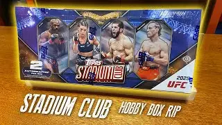 Topps UFC Stadium Club 2025 Hobby Box (Release Day Rip!)
