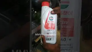 Castrol Activ essential engine oil 🏍️#bike #automobile #trending #youtubeshorts #oil